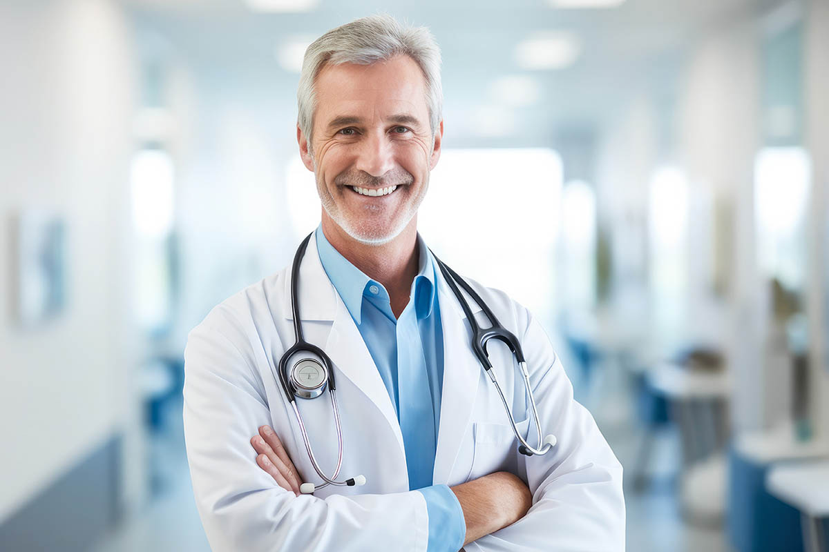 Врач клиники MEDLIFE FAMILY в кабинете